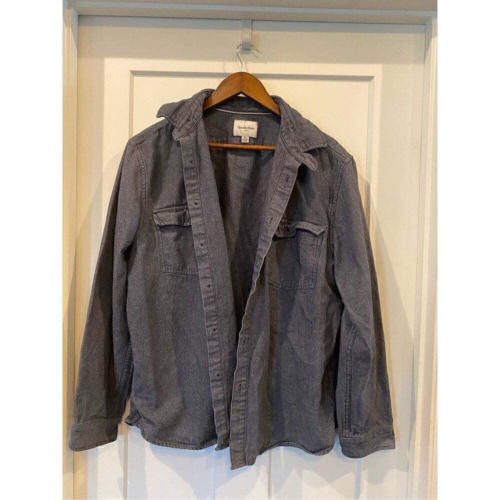 ✅Good Fellow Denim Shirt jacket button down
